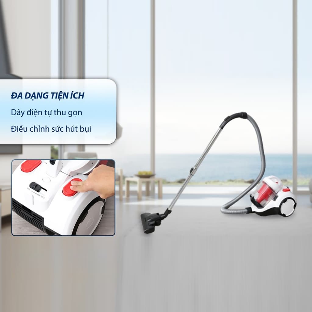 جاروبرقی درما مدل DEERMA DEM-TJ310W