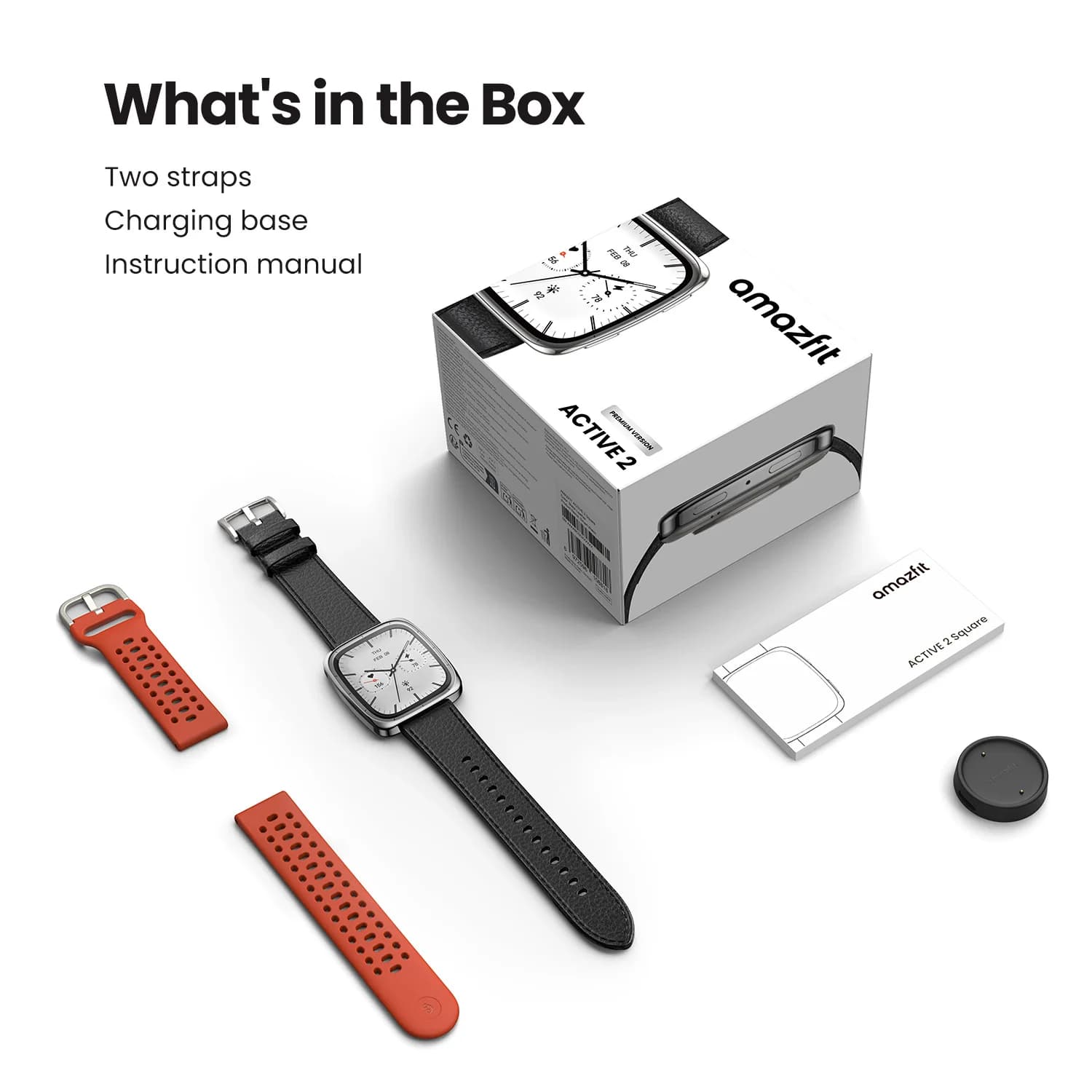 ساعت هوشمند  امیزفیت مدل AMAZFIT ACTIVE 2 44mm (مربعی)