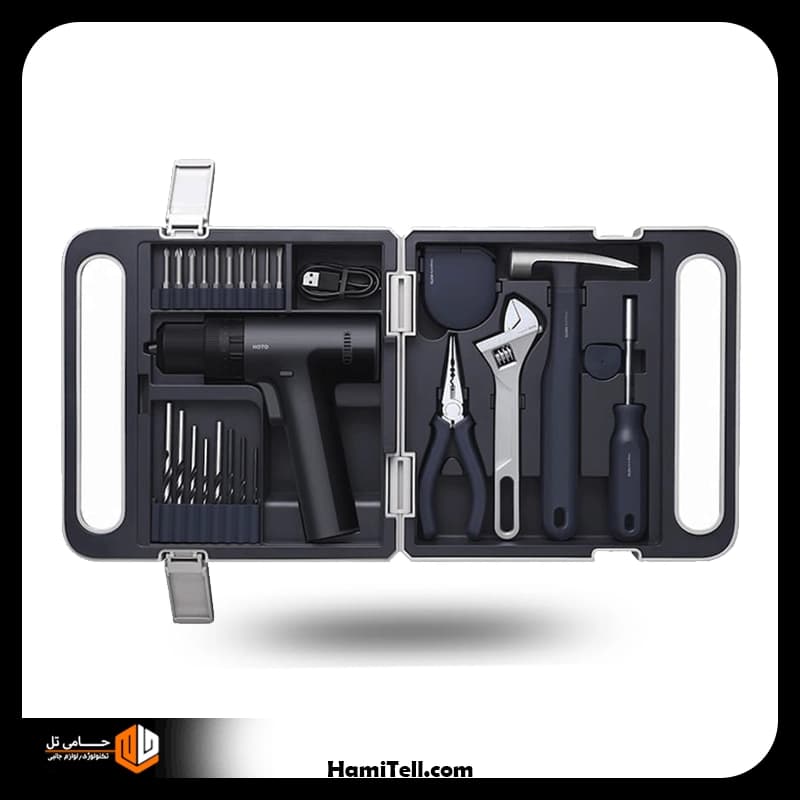 جعبه ابزار هوتو مدل Hoto Brushless Drill Kit QWDZGJ001