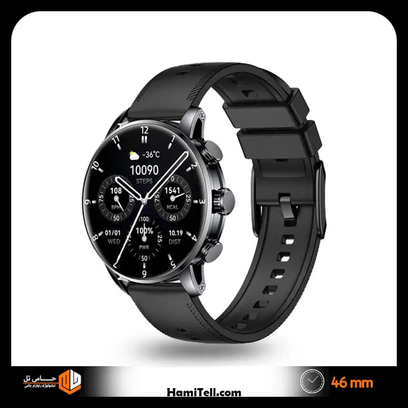 ساعت هوشمند گلوریمی مدل Glorimi Loop با بند سیلیکونی (46mm)