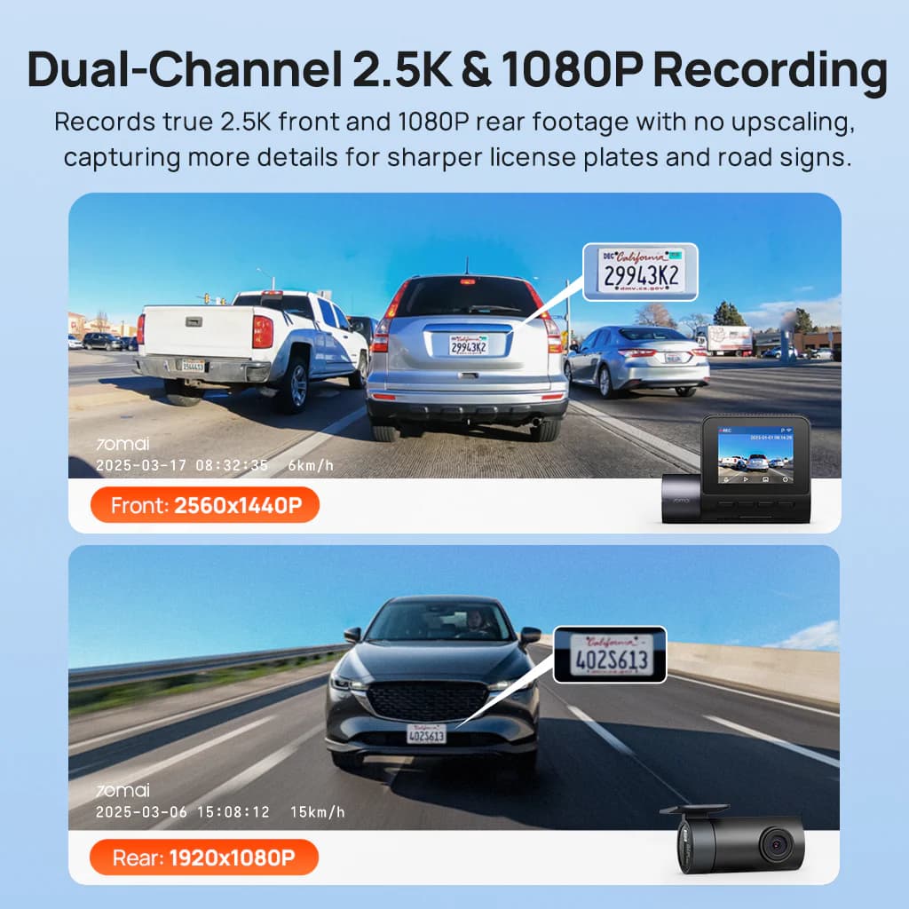 دوربین خودرو شیائومی 70Mai Dash Cam A410 Set