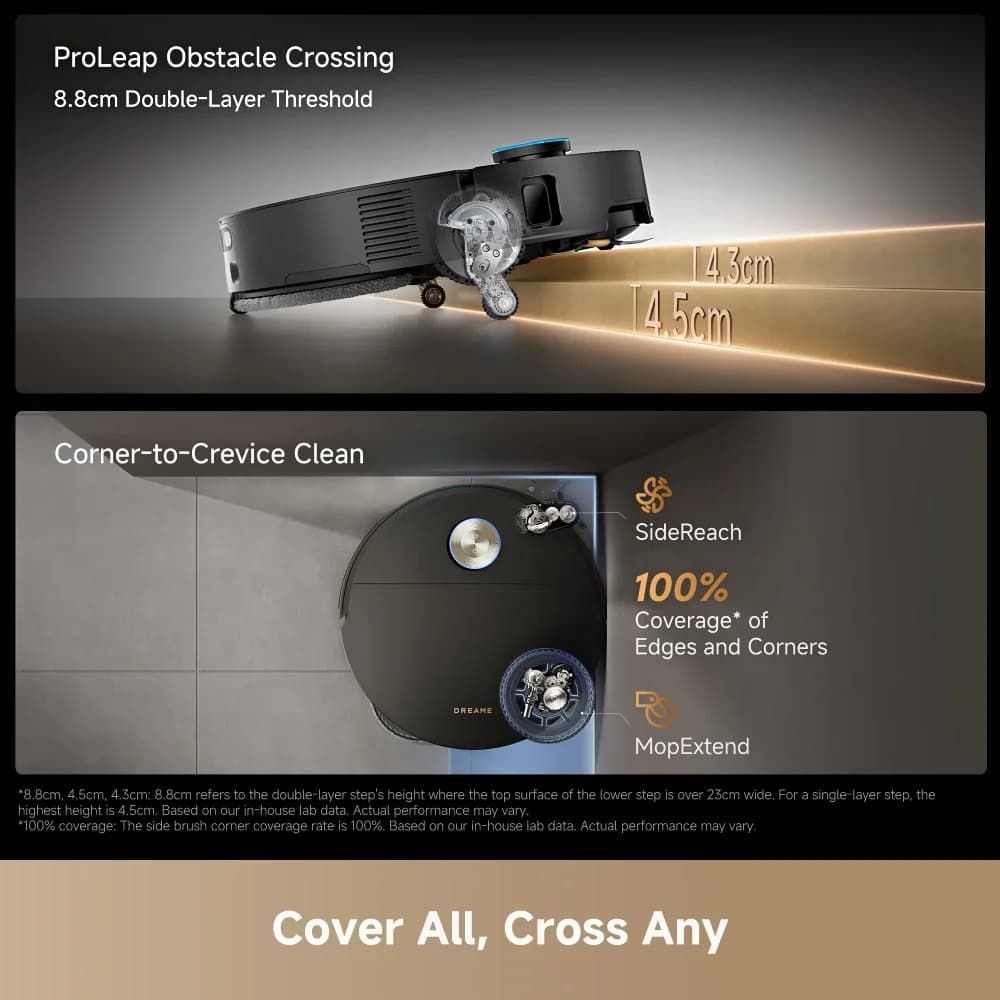 جارو رباتیک دریم مدل Dreame X60 Ultra Complete