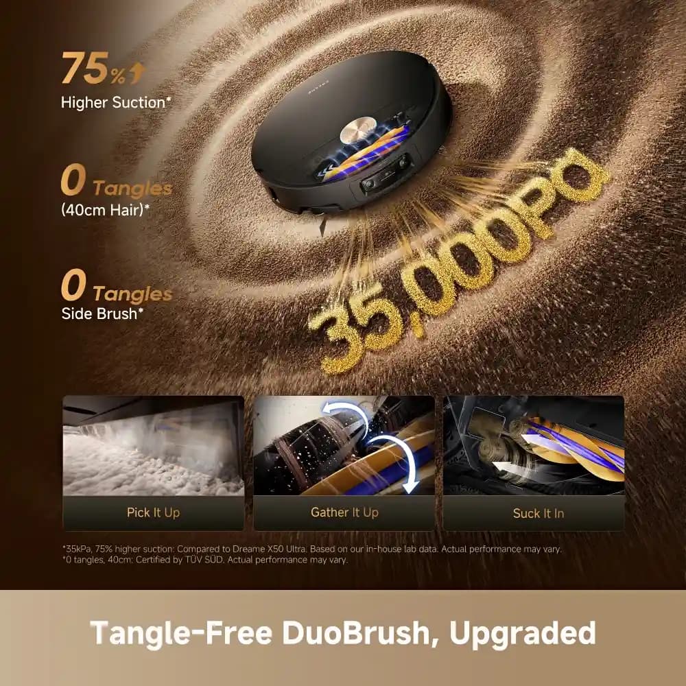 جارو رباتیک دریم مدل Dreame X60 Ultra Complete