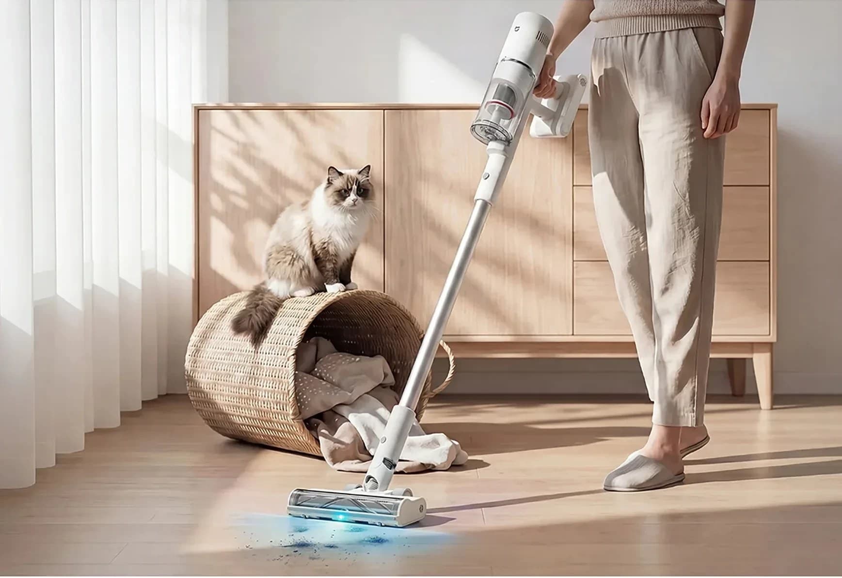 جارو شارژی شیائومی میجیا مدل Mijia Vacuum Cleaner 4