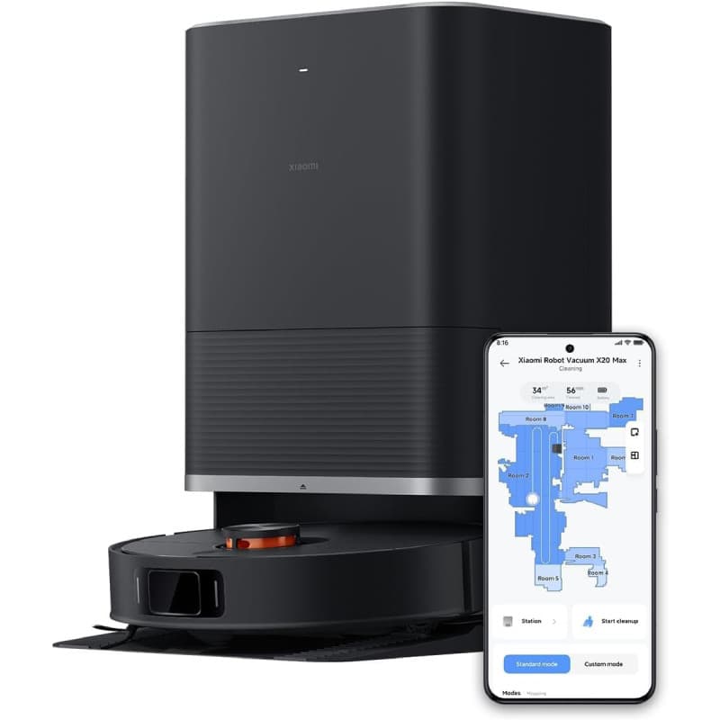 جارو رباتیک شیائومی Xiaomi Robot Vacuum X20 Max (نسخه گلوبال)