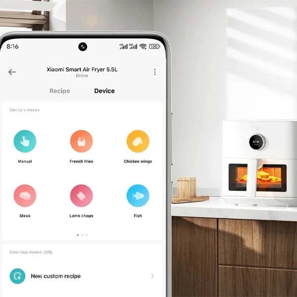 سرخ کن بدون روغن شیائومی مدل (Xiaomi Smart Air Fryer 5.5L (MAF15