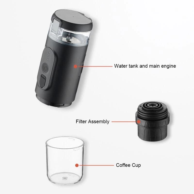اسپرسو ساز شیائومی مدل MINI ESPRESSO CF-1801 BGC