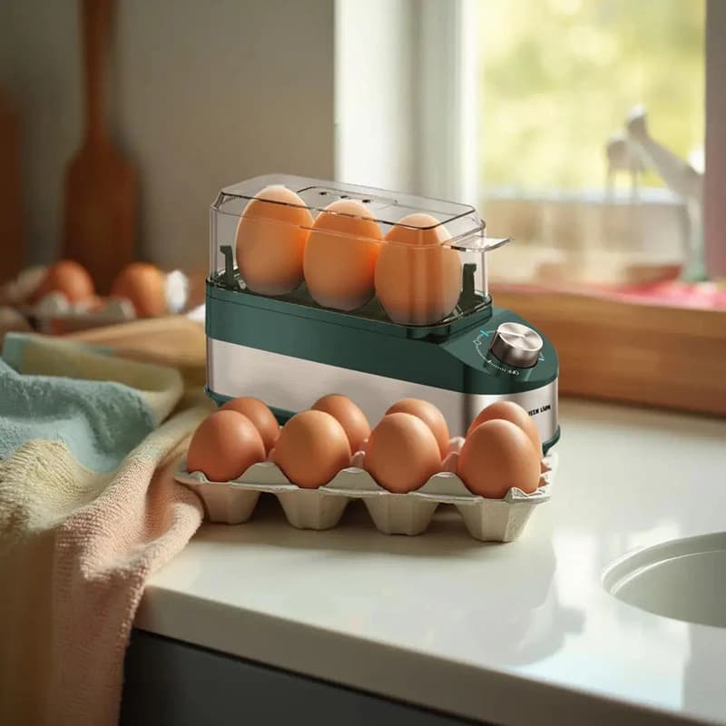 تخممرغ پز 3 عددی گرین لاین مدل Green Lion Trio Egg Cooker