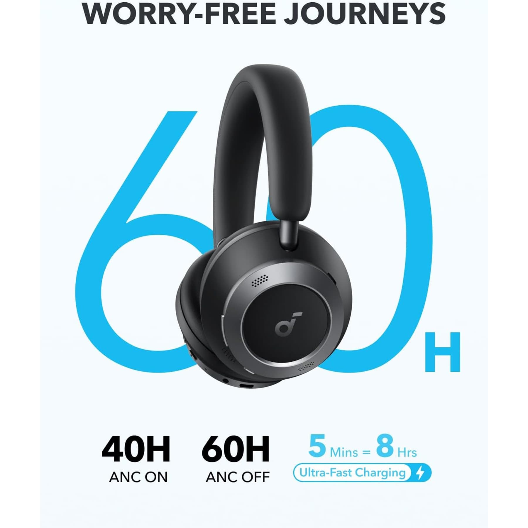 هدفون بی سیم انکر مدل Anker SoundCore Space One Pro