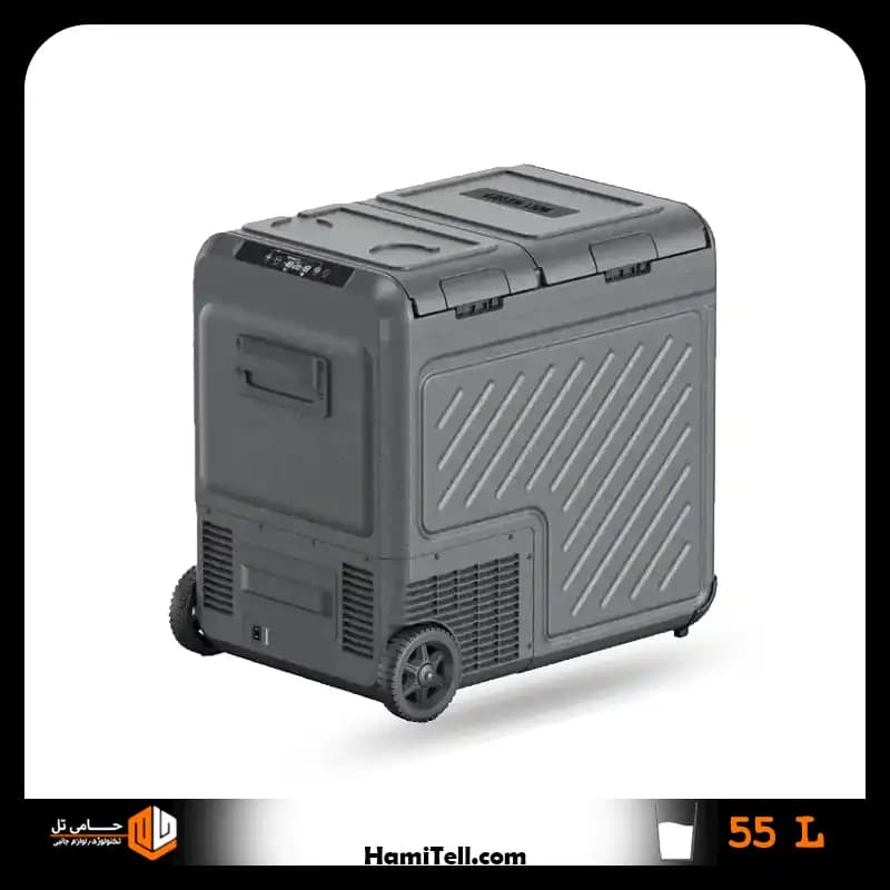 یخچال خودرو گرین لاین مدل GNCF55S ظرفیت 55 لیتر