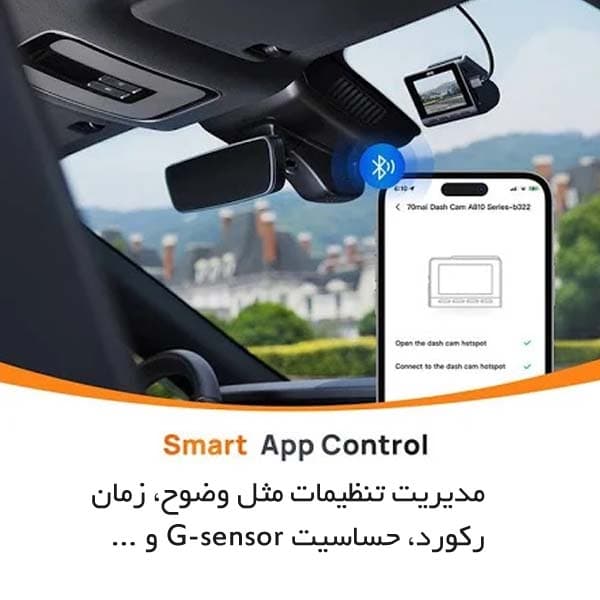 دوربین خودروی شیائومی مدل 70Mai Dash Cam 4K A810 Front Camera
