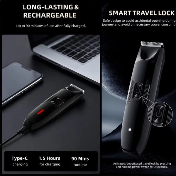 ماشین اصلاح موی سر و بدن شارژی شیائومی مدل Enchen Spark 3