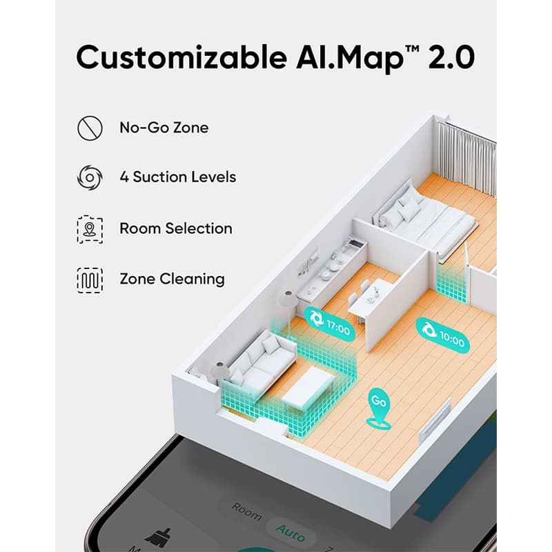 جارورباتیک انکر یوفی Anker eufy L60 Hybrid SES Robot Vacuum Cleaner مدل T2278